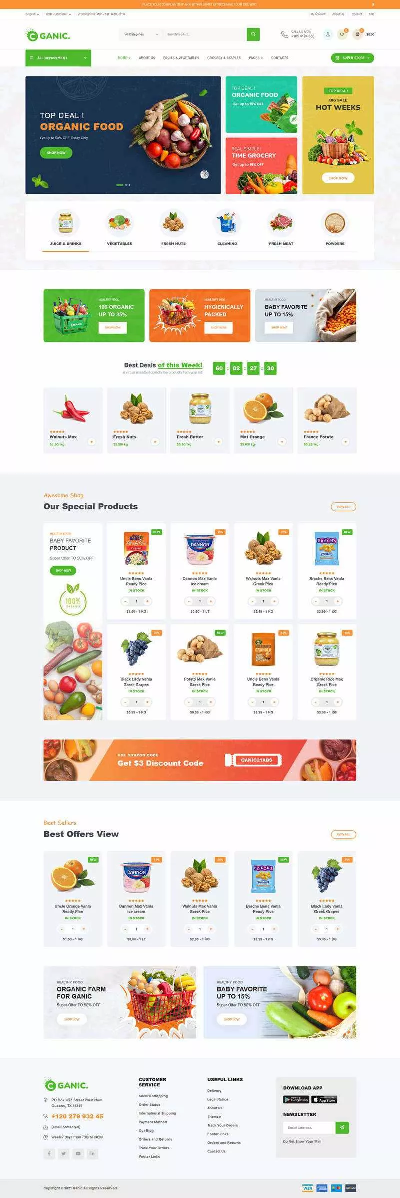 Bootstrap生鲜美食超市HTML5电商模板 - 付费阅读