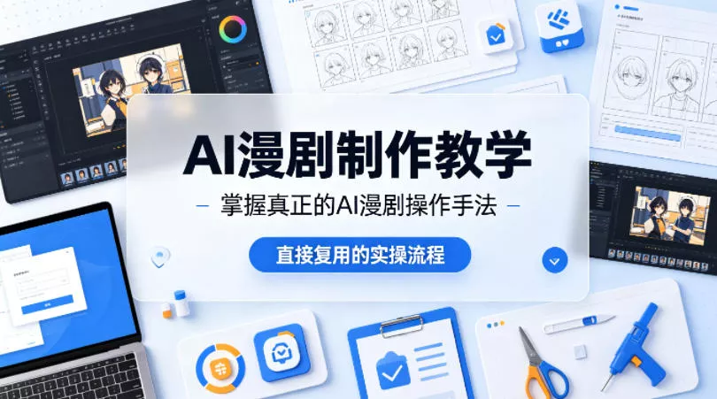 AI漫剧制作教学，带你掌握真正的AI漫剧操作手法，直接复用的实操流程 - 付费阅读