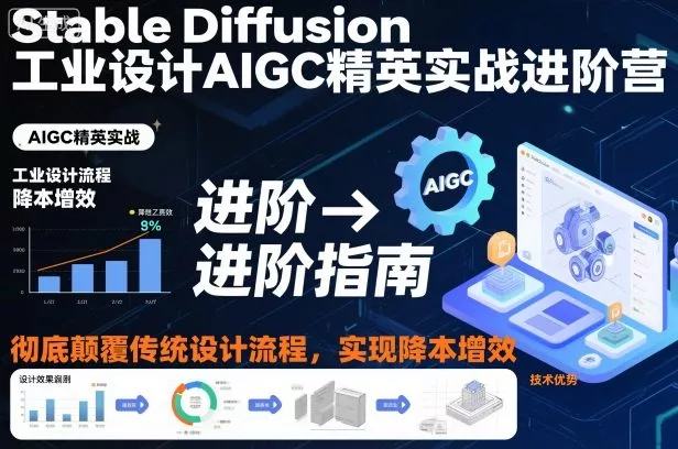 Stable Diffusion工业设计AIGC精英实战进阶营，彻底颠覆传统设计流程，实现降本增效 - 付费阅读