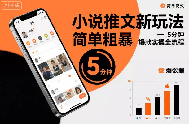 小说推文新玩法，简单粗爆，5分种一个爆款实操全流程 - 付费阅读