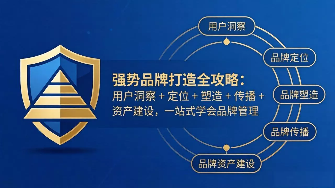 强势品牌打造全攻略：用户洞察 + 定位 + 塑造 + 传播 + 资产建设，一站式学会品牌管理 - 付费阅读