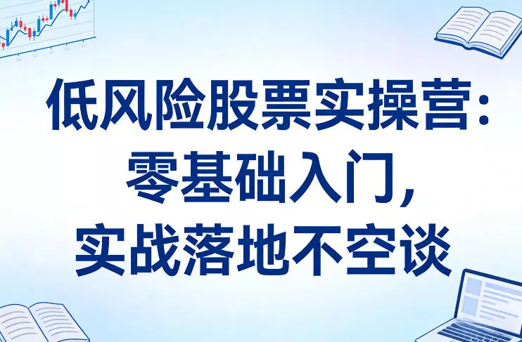 低风险股票实操营：零基础入门，实战落地不空谈 - 付费阅读