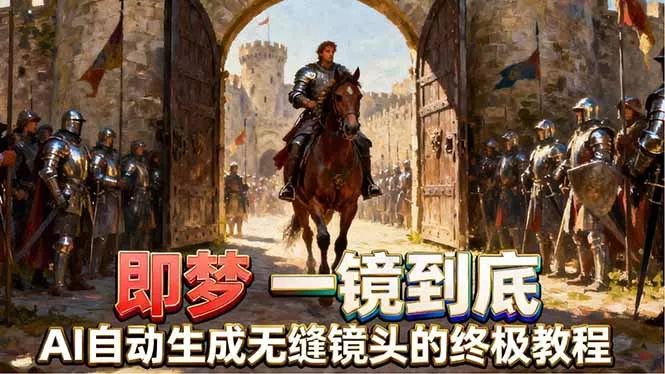 即梦AI一镜到底终极教程，智能补帧+运镜技巧，AI自动生成无缝丝滑长镜头高效出片 - 付费阅读