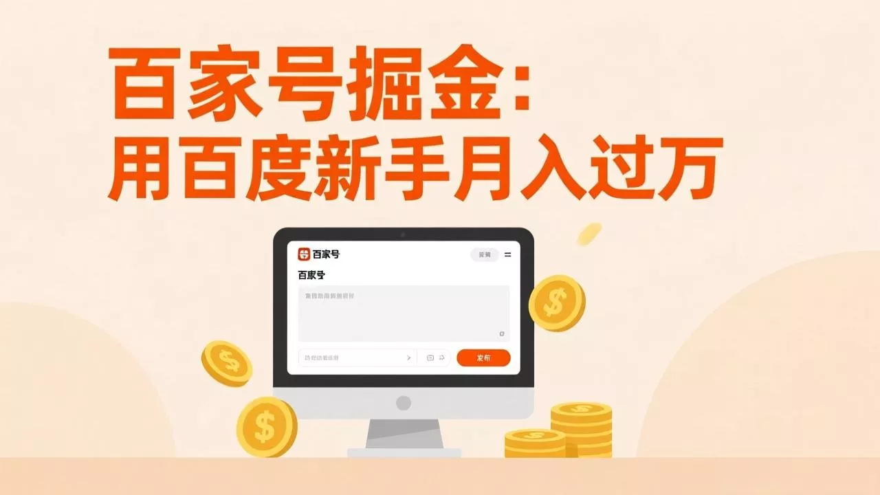百家号掘金：用百度新手月入过万，日入300，无需引流，全新手机搬砖项目 - 付费阅读