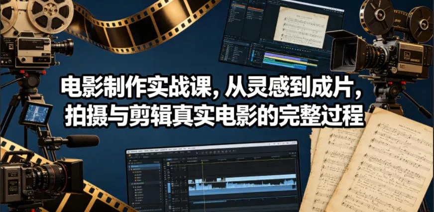 电影制作实战课，从灵感到成片，拍摄与剪辑真实电影的完整过程【原创双语字幕】 - 付费阅读