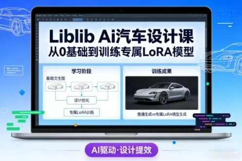 Liblib Ai汽车设计课，从0基础文生图，到教你训练专属设计和风格LoRA模型 - 付费阅读