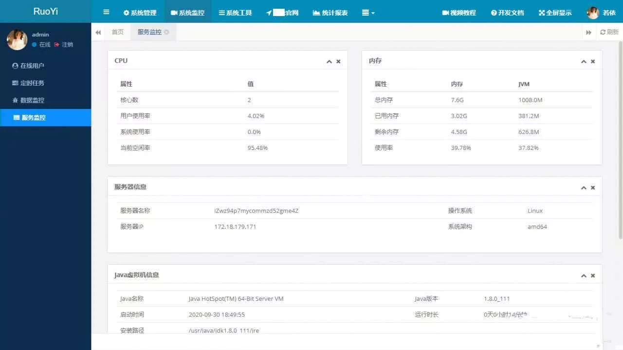 RuoYi若依管理系统最新版 基于SpringBoot的权限管理系统 - 付费阅读