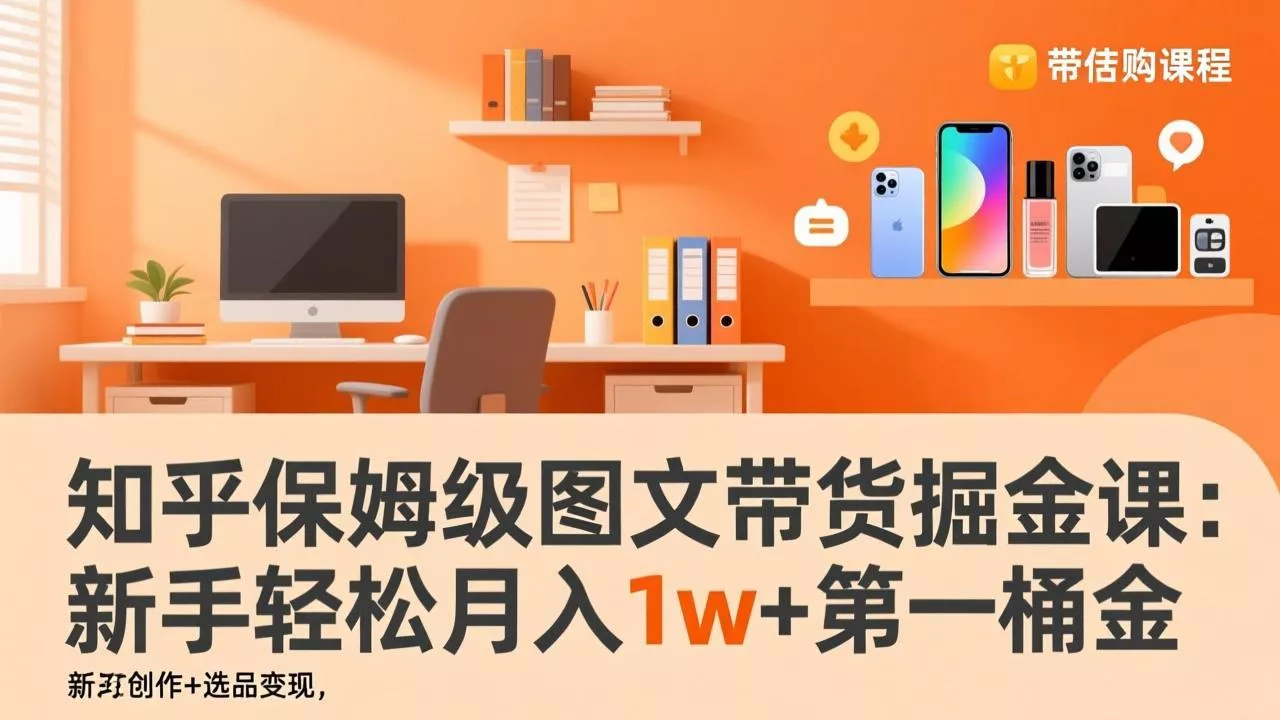 知乎保姆级图文带货掘金课：账号打造+爆文创作+选品变现，新手轻松月入1w+第一桶金 - 付费阅读