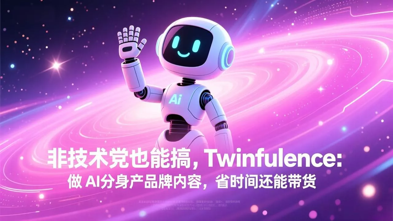 非技术党也能搞!Twinfluence:做 AI 分身产品牌内容,省时间还能带货 - 付费阅读