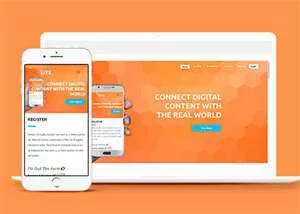 简洁安卓手机应用APP网站模板 - 付费阅读