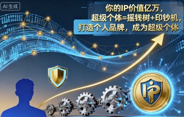 你的IP价值亿万，超级个体=摇钱树+印钞机，打造个人品牌，成为超级个体 - 付费阅读
