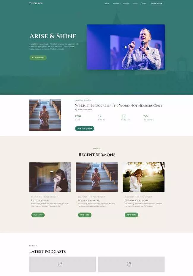 HTML5祈祷祷告线上网站模板 - 付费阅读