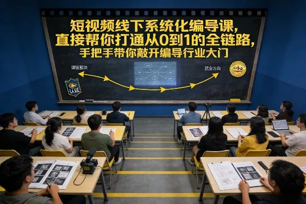 短视频线下系统化编导课，直接帮你打通从0到1的全链路，手把手带你敲开编导行业大门 - 付费阅读
