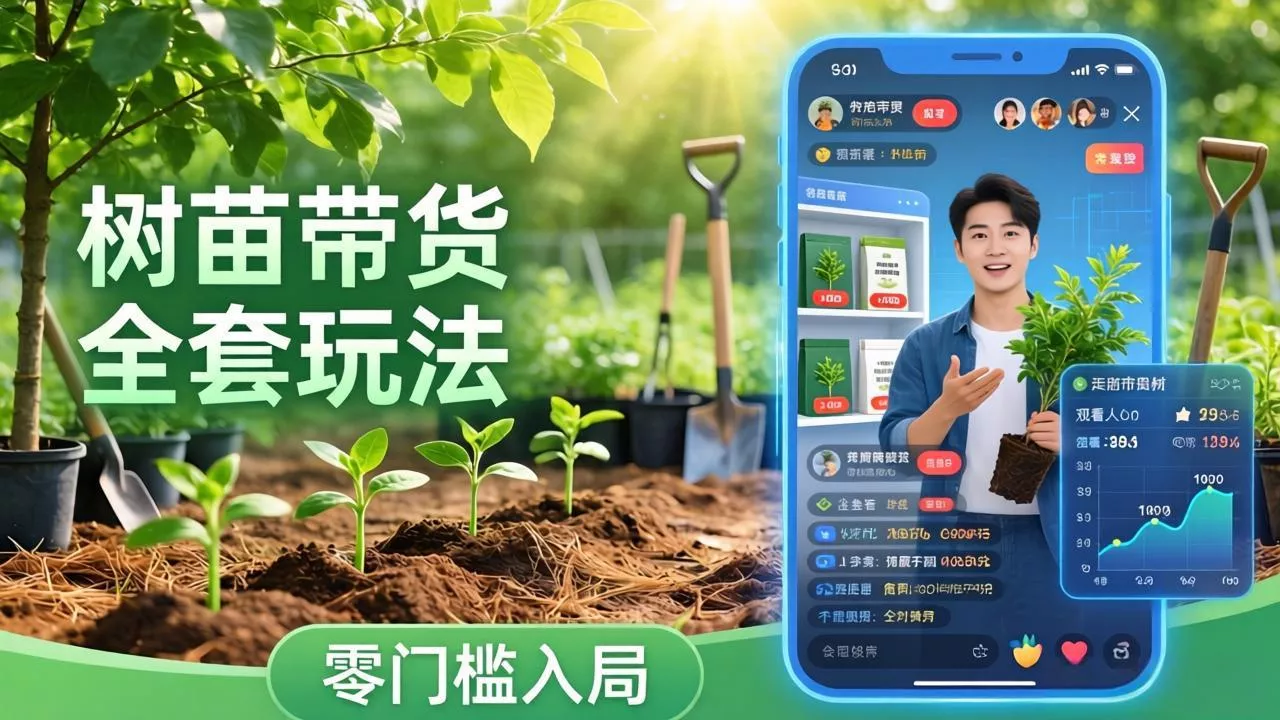 视频号AI树苗带货全套玩法：零门槛入局，掌握豆包、千问等AI工具制作树苗视频的全套流程 - 付费阅读