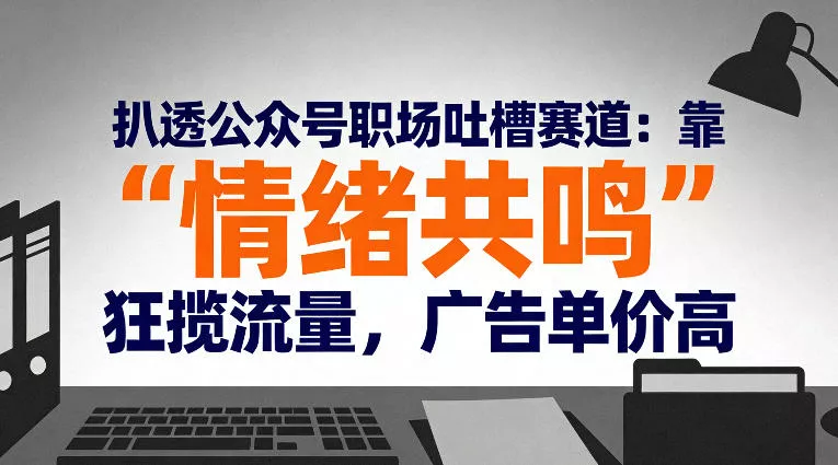 扒透公众号职场吐槽赛道：靠“情绪共鸣”狂揽流量，广告单价高 - 付费阅读