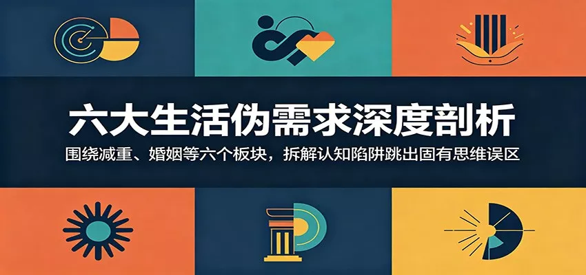 六大生活伪需求深度剖析：围绕减重、婚姻等六个板块，拆解认知陷阱跳出固有思维误区 - 付费阅读