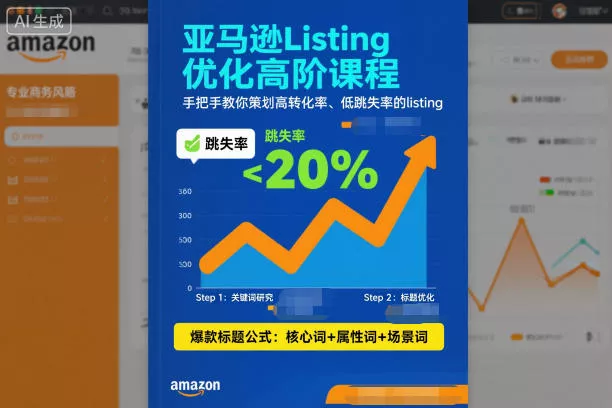 亚马逊Listing优化高阶课程，手把手教你策划高转化率、低跳失率的listing - 付费阅读