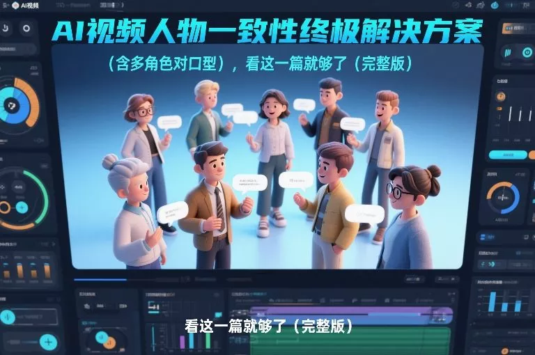 AI视频人物一致性终极解决方案(含多角色对口型)，看这一篇就够了(完整版) - 付费阅读