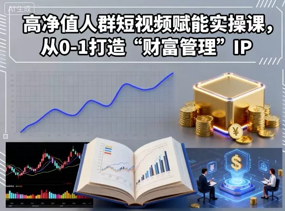 高净值人群短视频赋能实操课，从0-1打造“财富管理”IP - 付费阅读