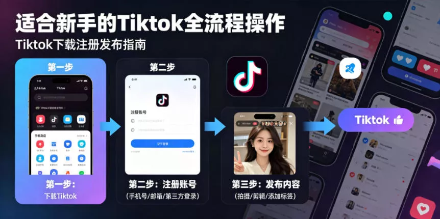 Tiktok下载注册发布，适合新手的Tiktok全流程操作 - 付费阅读