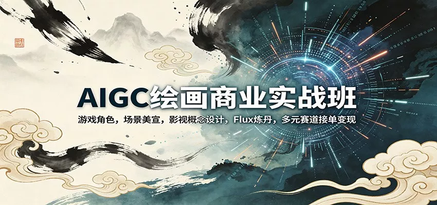 AIGC绘画商业实战班：游戏角色，场景美宣，影视概念设计，Flux炼丹，多元赛道接单变现 - 付费阅读