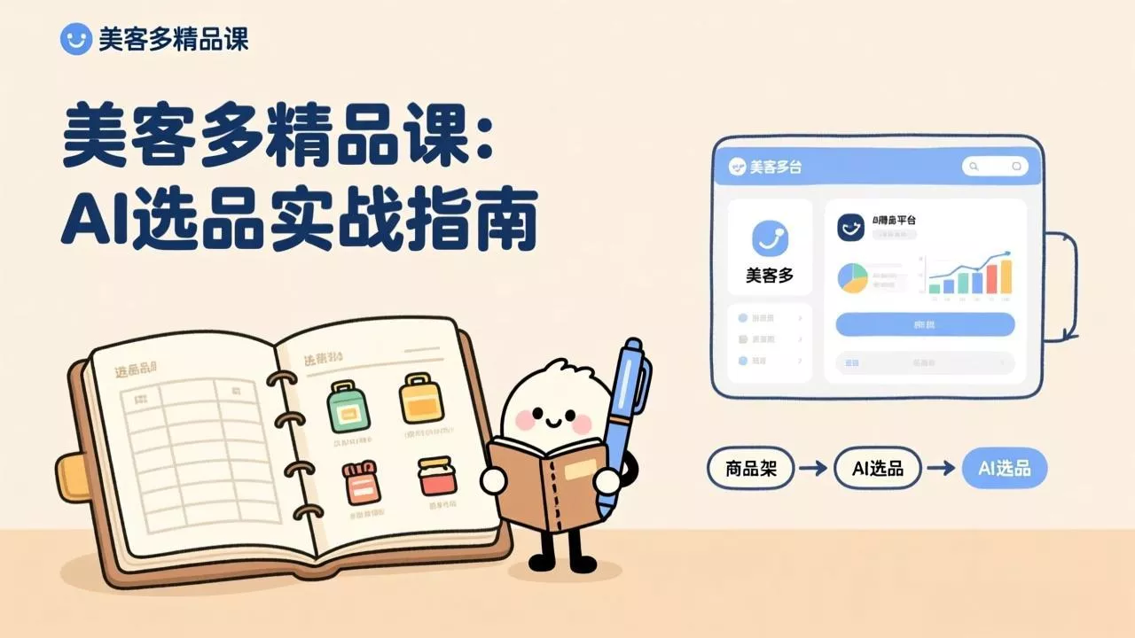 AI+美客多精品课,工具实操、数据选品、AI优化,新手也能快速上手,月入5000+美元 AI+美客多精品课,工具实操、数据选品、AI优化,新手也能快速上手,月入5000+美元
