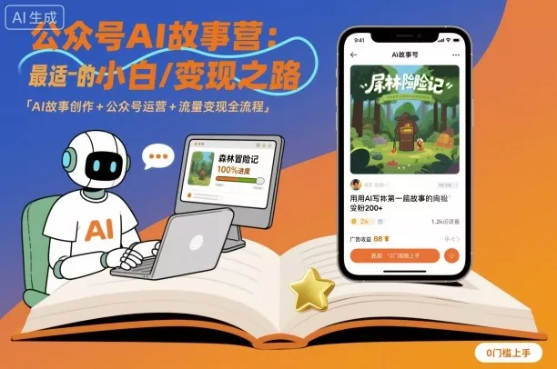 公众号ai故事营，最适合小白的自媒体变现之路 - 付费阅读
