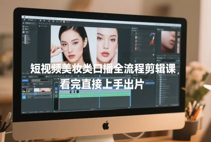 短视频美妆类口播全流程剪辑课，看完直接上手出片 - 付费阅读