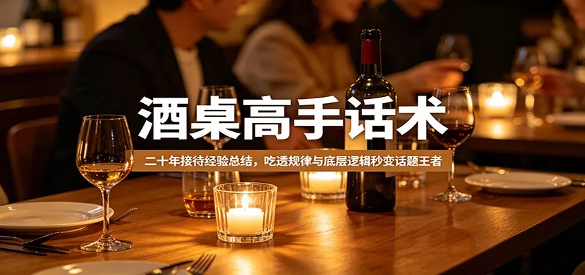 酒桌高手话术：二十年接待经验总结，吃透规律与底层逻辑秒变话题王者 - 付费阅读