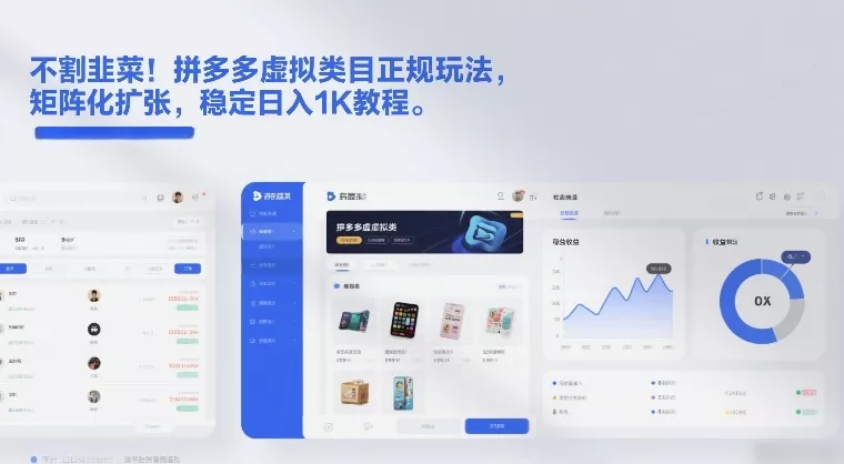 不割韭菜！拼多多虚拟类目正规玩法，矩阵化扩张，稳定日入1K教程【揭秘】 - 付费阅读