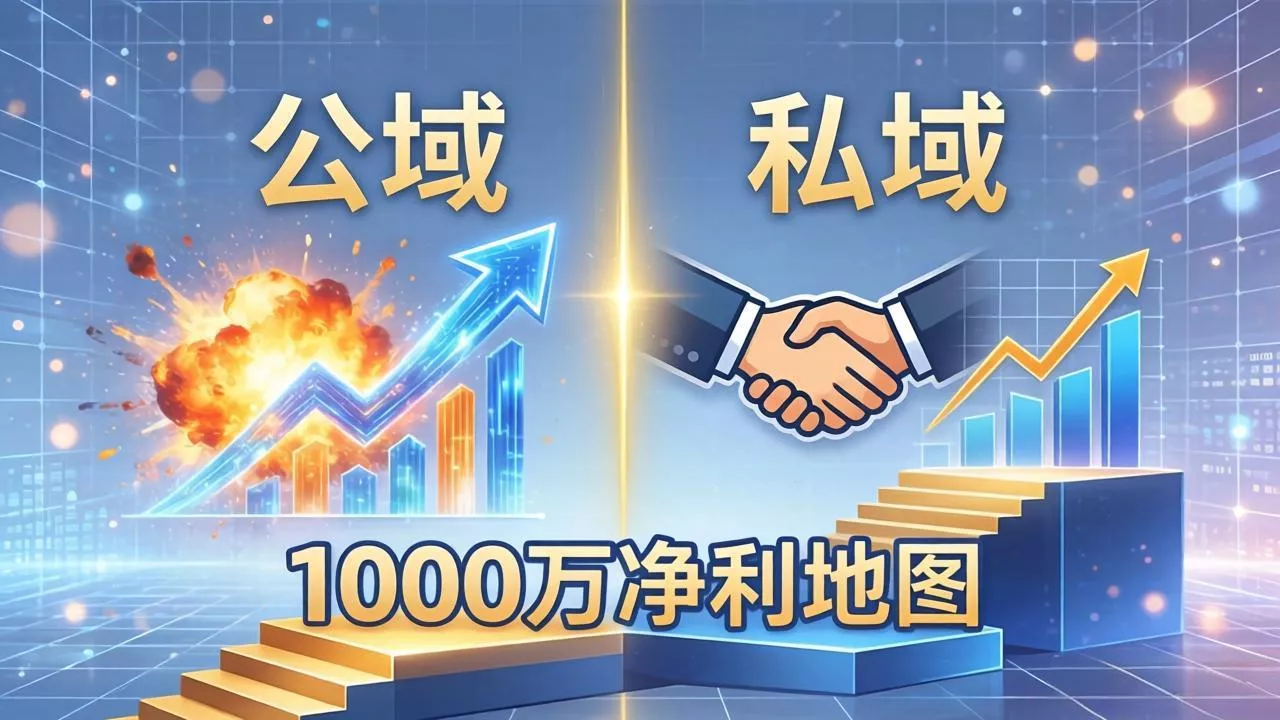 公域玩命出爆款，私域悄悄做成交：这套AI内训课，2026给你打通1000万净利的地图 - 付费阅读