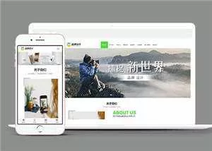 响应式品牌广告设计公司网站前端模板 - 付费阅读