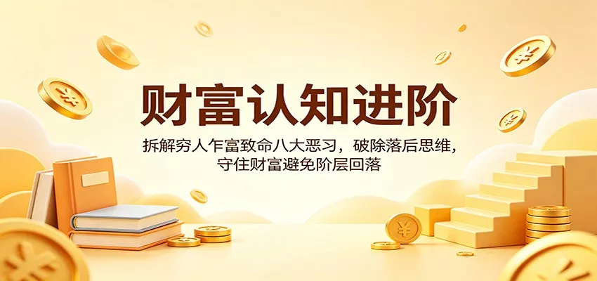 财富认知进阶:拆解穷人乍富致命八大恶习,破除落后思维,守住财富避免阶层回落 - 付费阅读