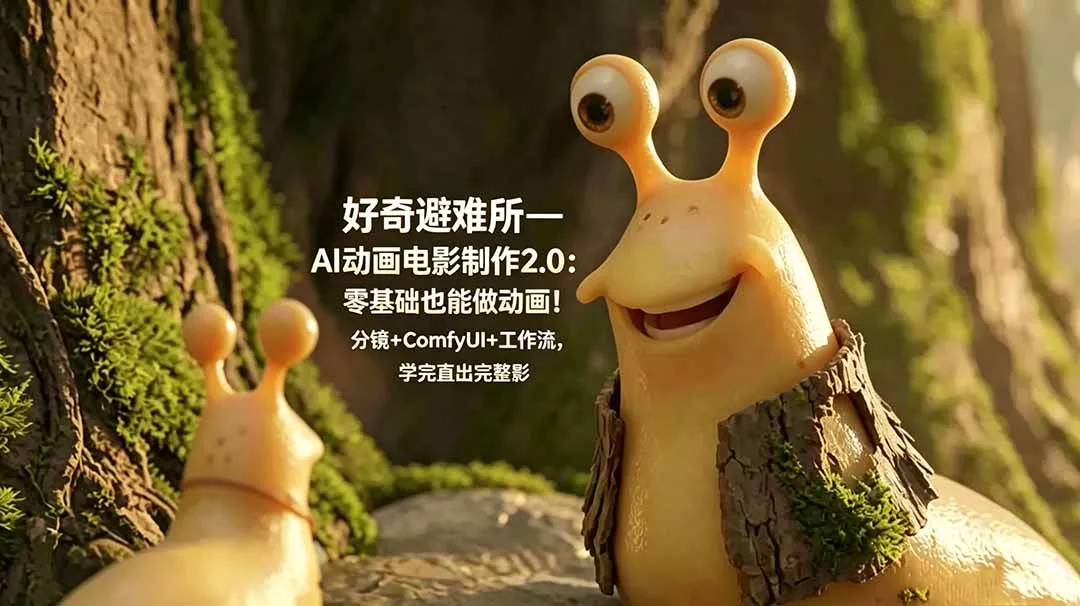 好奇避难所—AI动画电影制作2.0：零基础也能做动画！分镜+ComfyUI+工作流，学完直出完整影片 - 付费阅读