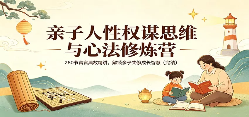 亲子人性权谋思维与心法修炼营：260节寓言典故精讲，解锁亲子共修成长智慧(完结) - 付费阅读