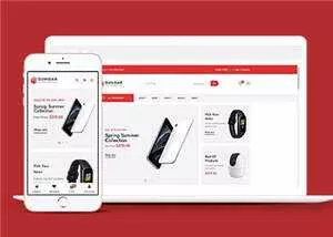 电子数码商店网站HTML5模板下载 - 付费阅读