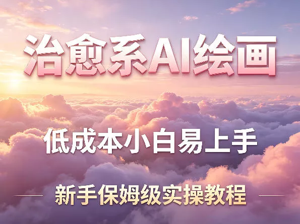 治愈系AI绘画提示词项目，低成本小白易上手，每天10分钟，新手保姆级实操教程 - 付费阅读