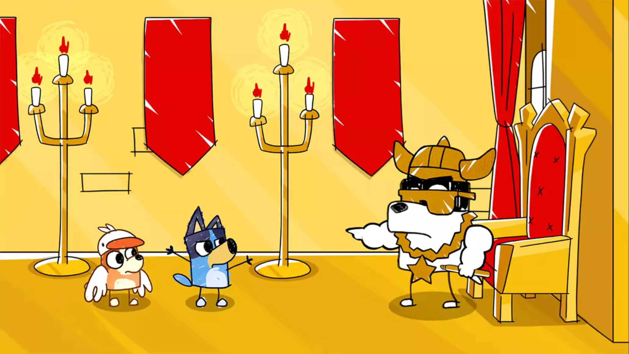布鲁伊寻找金笔 .Bluey’s Quest For The Gold Pen 中文