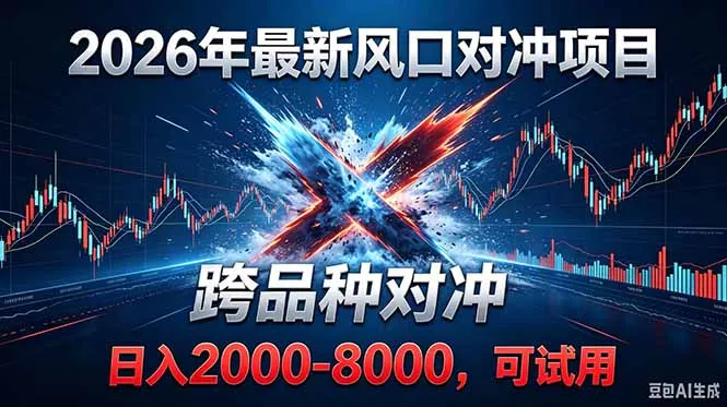 2026创业新风口！最新对冲！跨品种对冲！日收益2000-6000+ - 付费阅读