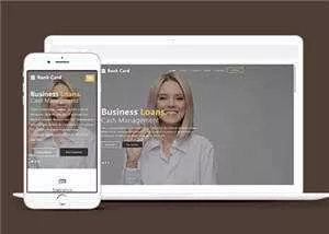 商业信贷行业响应式通用网站模板下载 - 付费阅读