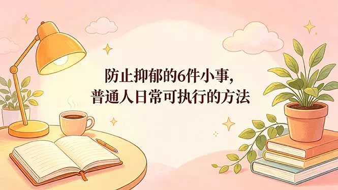 付费文章：防止抑郁的6件小事，普通人日常可执行的方法 - 付费阅读