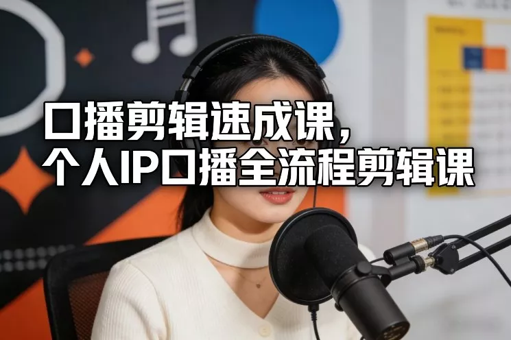 口播剪辑速成课，个人IP口播全流程剪辑课 - 付费阅读