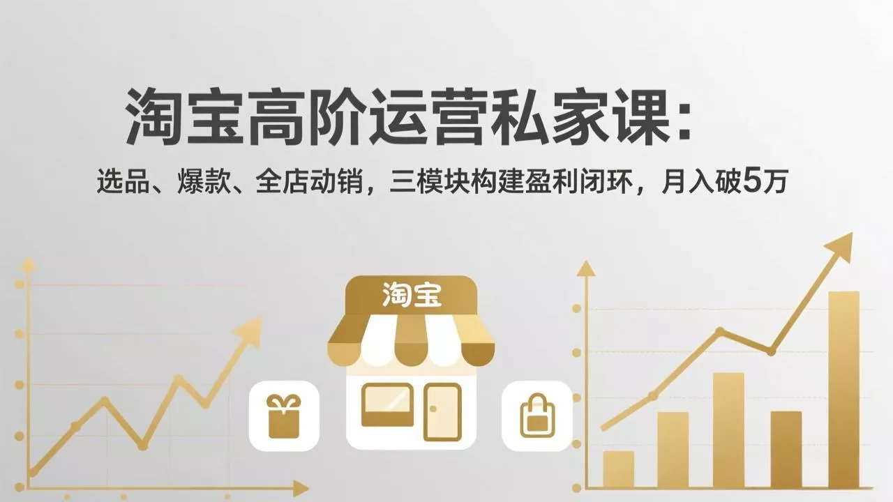 淘宝高阶运营私家课(更新26年4月 - 付费阅读