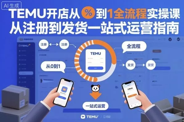 TEMU开店从0到1全流程实操课，从注册到发货一站式运营指南 - 付费阅读