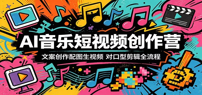 AI音乐短视频创作营：文案创作配图生视频，对口型剪辑全流程 - 付费阅读