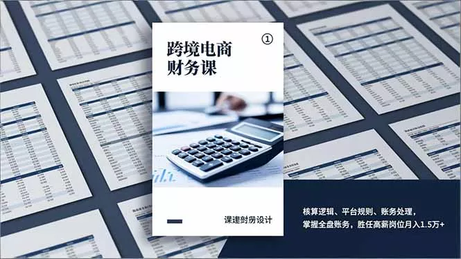 跨境电商财务课，核算逻辑、平台规则、账务处理，掌握全盘账务，胜任高薪岗位月入1.5万+ - 付费阅读