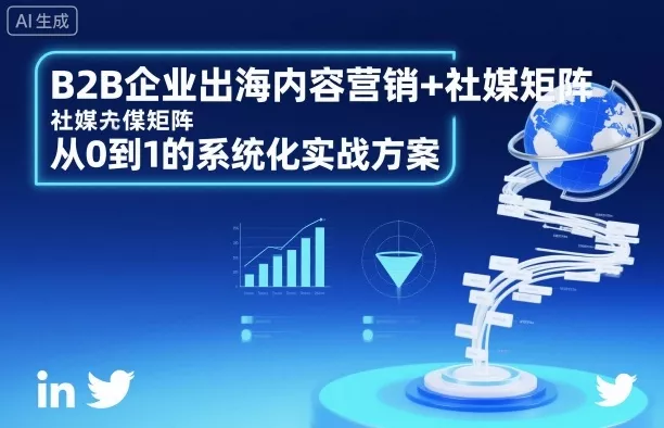 B2B企业出海内容营销+社媒矩阵，从0到1的系统化实战方案 - 付费阅读