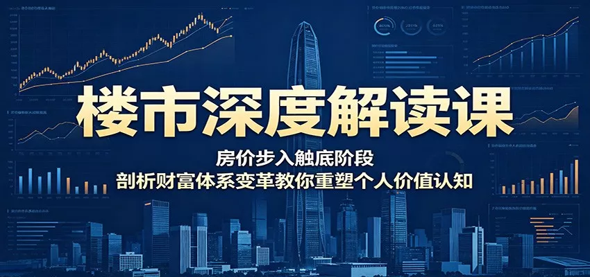 楼市深度解读课：房价步入触底阶段，剖析财富体系变革教你重塑个人价值认知 - 付费阅读