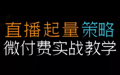 半野老师·直播带货起量与微付费必学课视频号 - 付费阅读