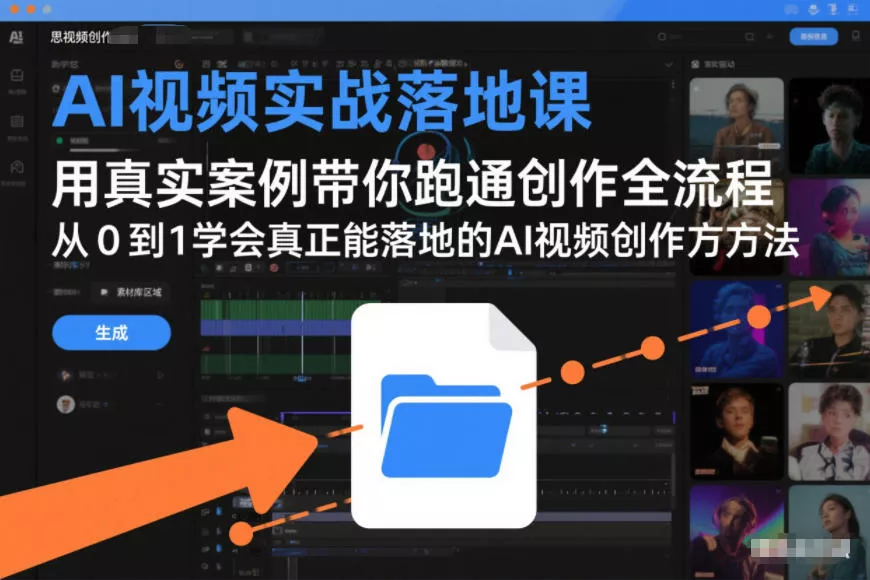 AI视频实战落地课，用真实案例带你跑通创作全流程，从0到1学会真正能落地的AI视频创作方法 - 付费阅读